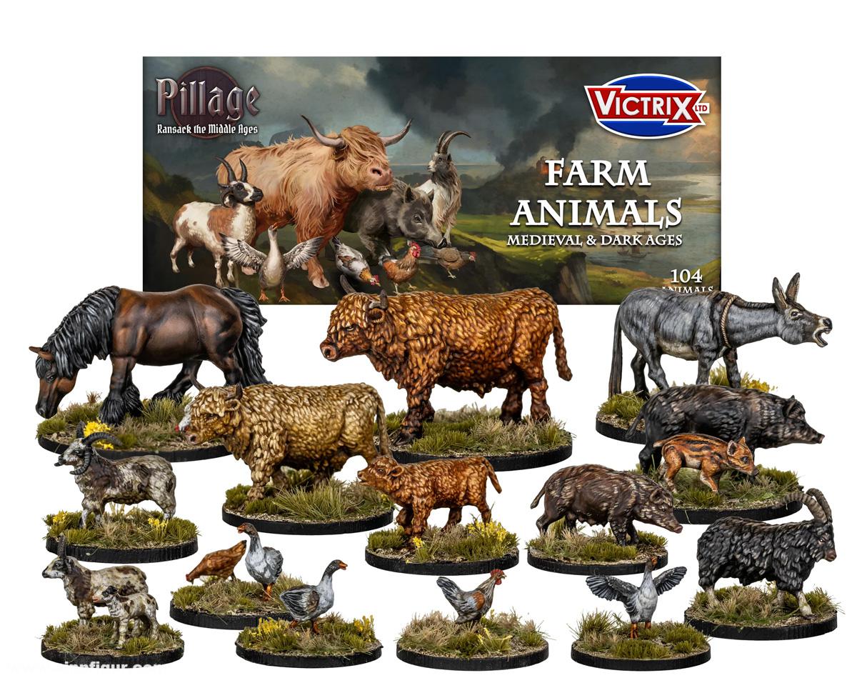 Victrix Ltd Bauernhof-Tiere - Mittelalter & Frühes Mittelalter