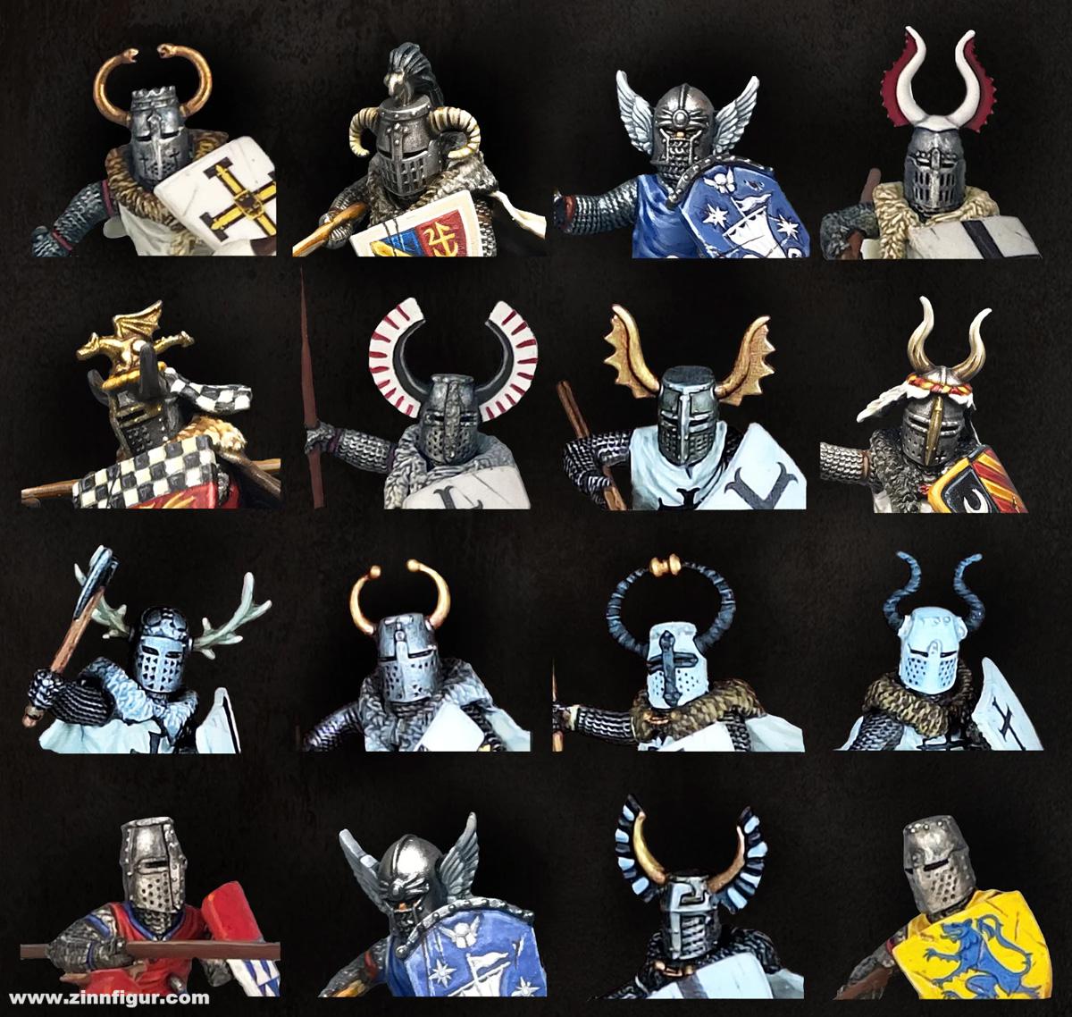 Victrix Ltd Mittelalter & Fantasy Köpfe, Umhänge und Schilde