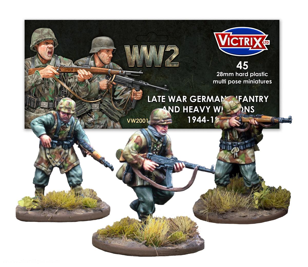 Victrix Ltd Späte Deutsche Infanteristen mit schweren Waffen - 1944-45