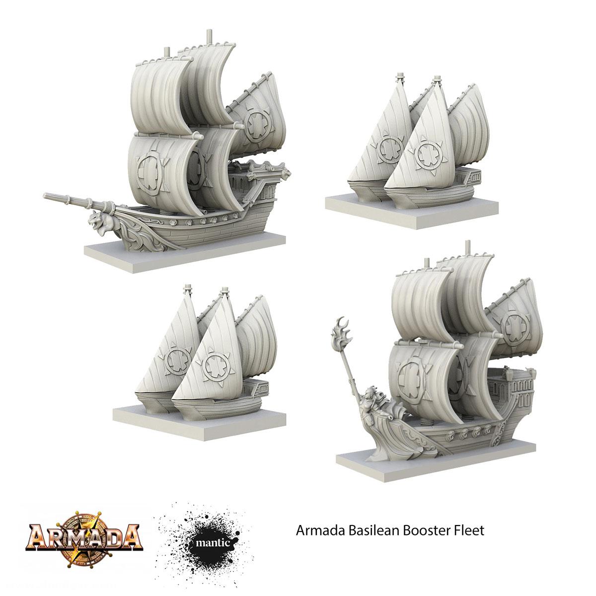 Warlord Games Basilean Booster Fleet
