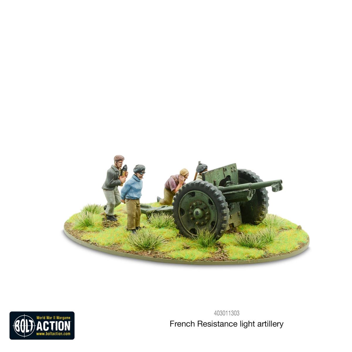 Warlord Games Französische Resistance Leichte Artillery