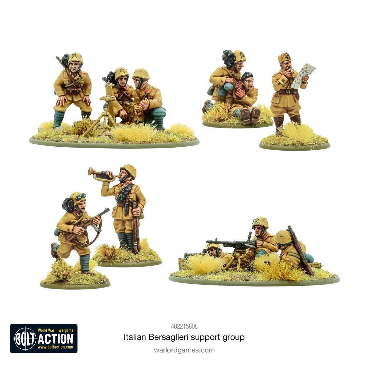 Warlord Games Italienische Bersaglieri Unterstützung