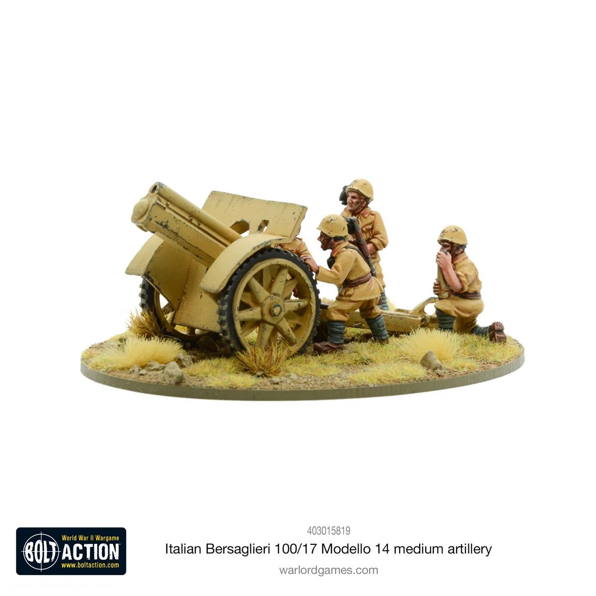 Warlord Games Bersaglierie 100/17 Model 14 Geschütz