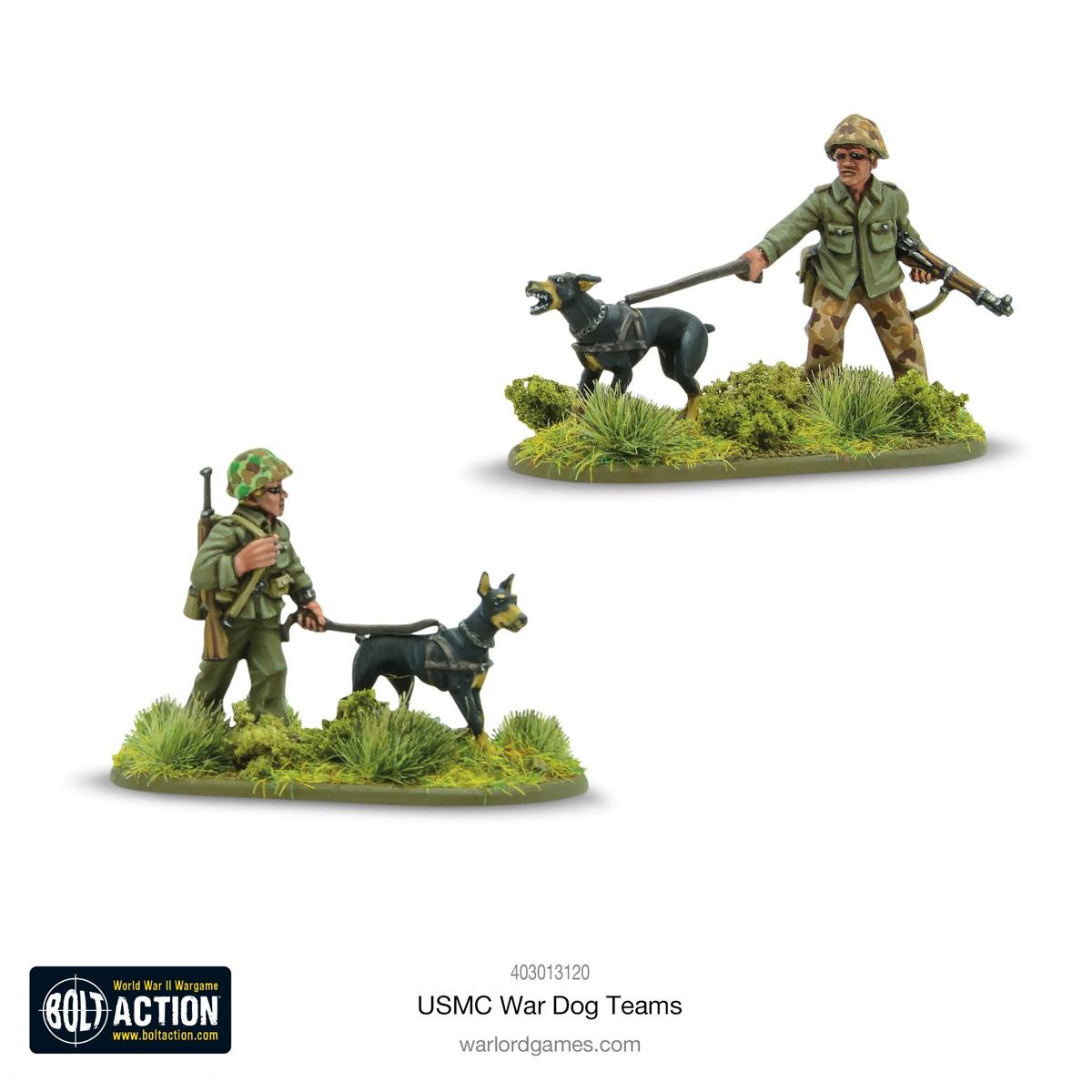 Warlord Games USMC Kriegshund-Teams