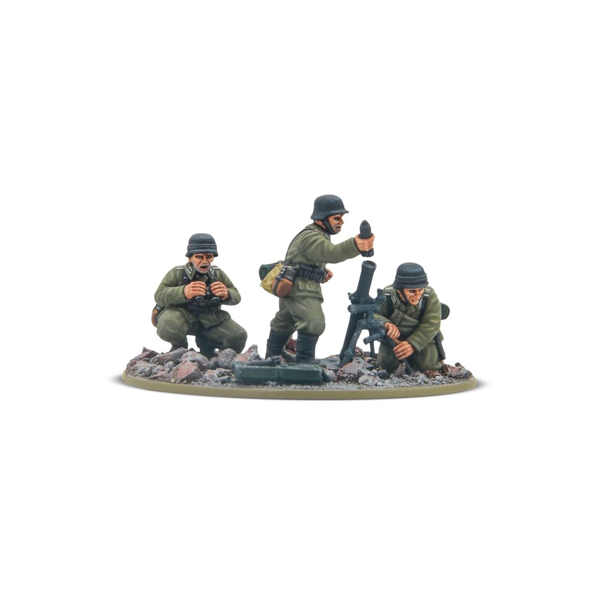 Warlord Games Deutsche Veteranen-Infanterie Mittlerer Mörser Team