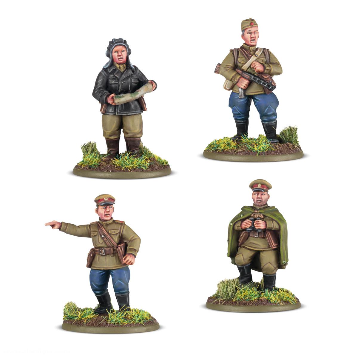 Warlord Games Sowjetische Zug-Anführer