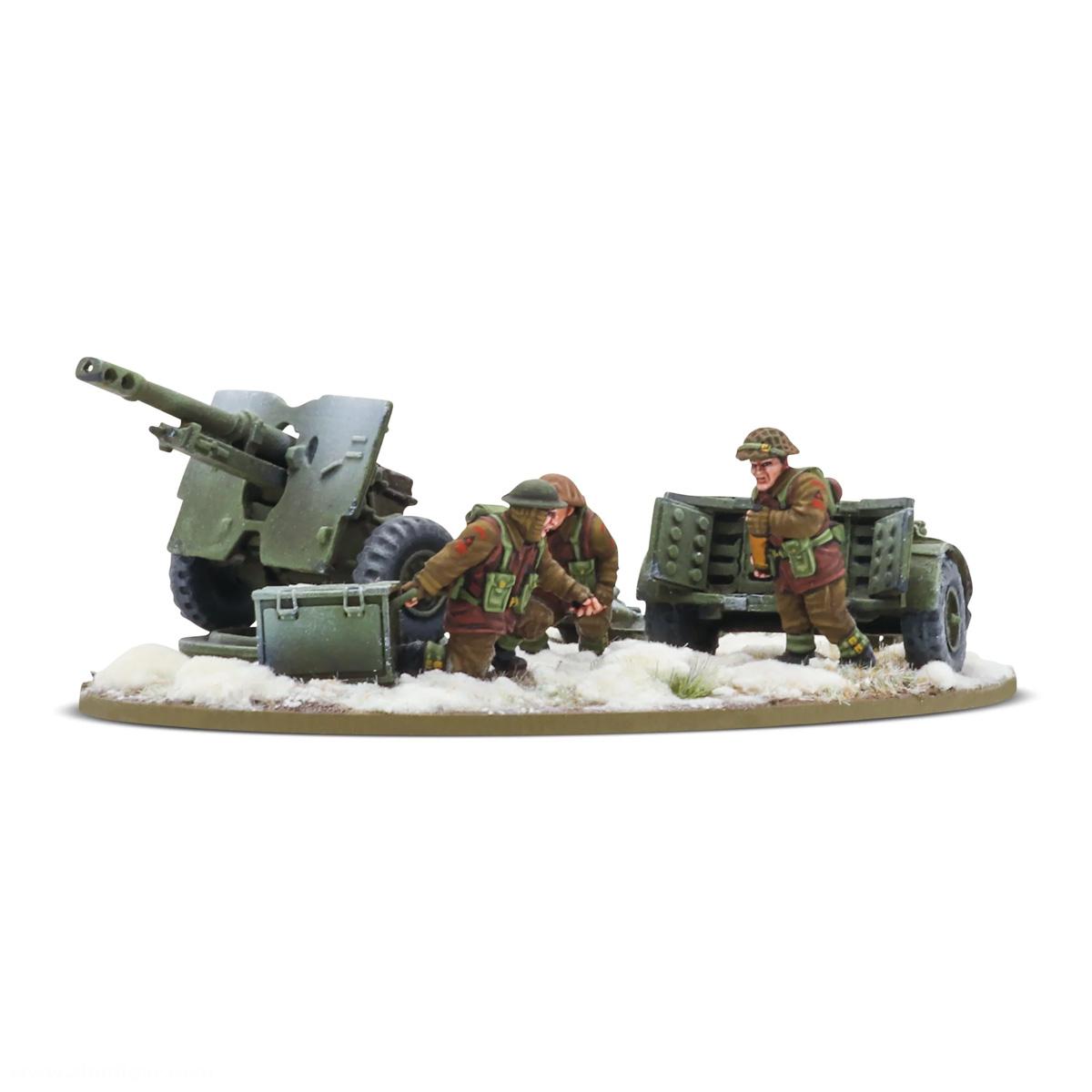 Warlord Games Britische/Kanadische 25 Pdr PaK - Winter