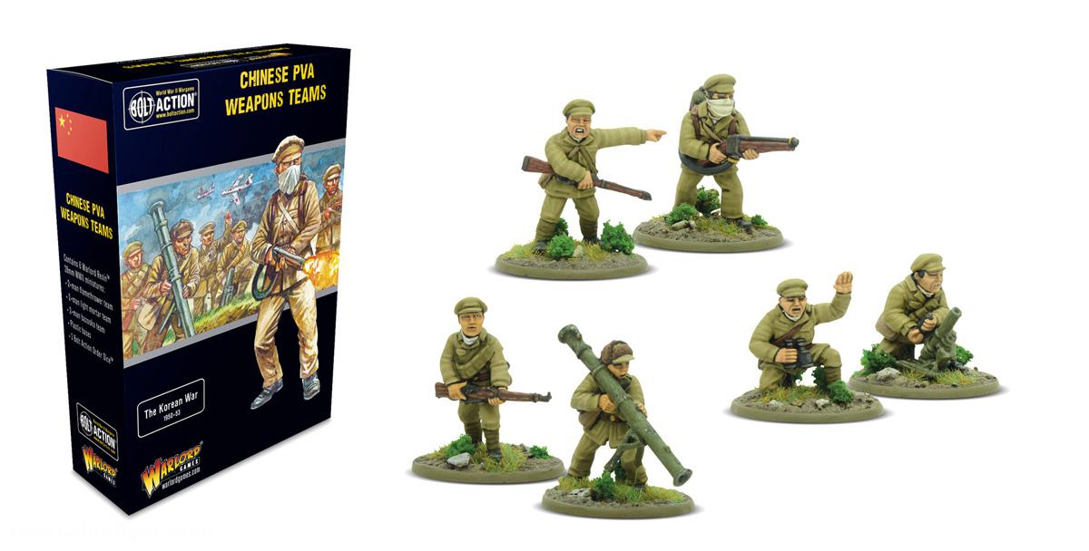 Warlord Games Chinesische PVA Waffen-Teams - Korea Krieg