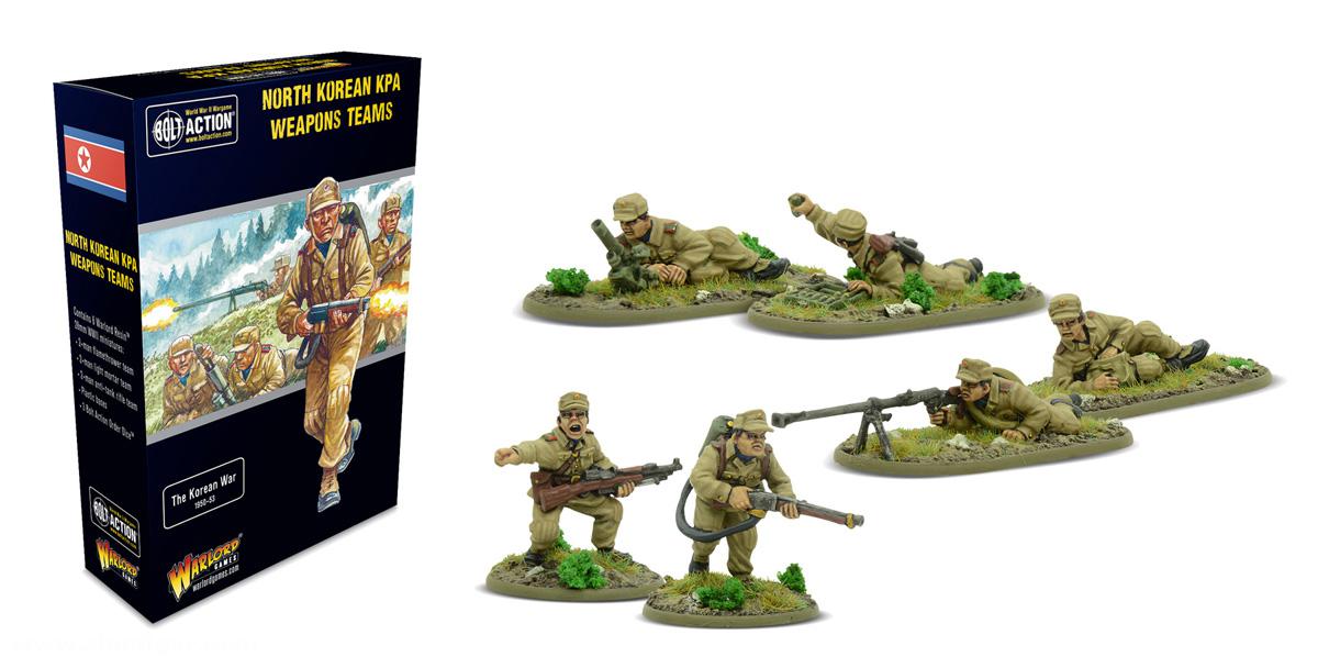 Warlord Games Nordkoreanische KPA Waffen-Teams - Korea Krieg