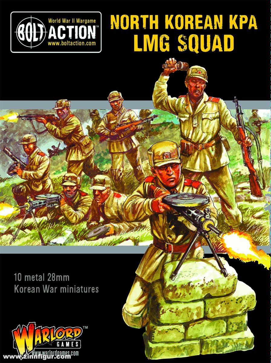 Warlord Games Nordkoreanischer KPA Leichter MG Trupp