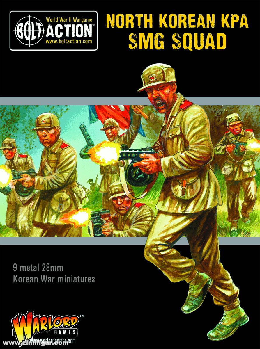Warlord Games Nordkoreanischer KPA Maschinenpistolen Trupp