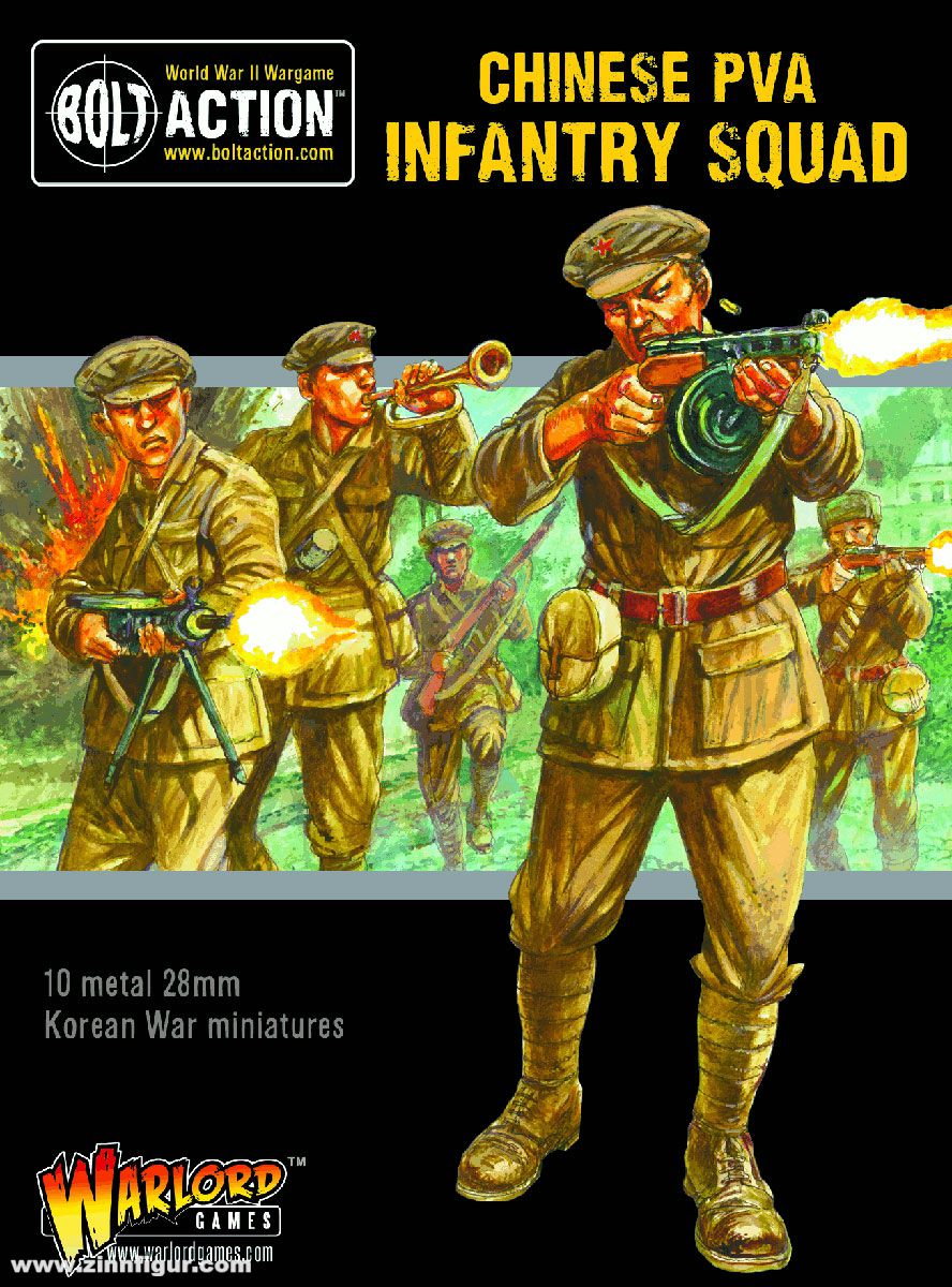 Warlord Games Chinesischer PVA Infanterie Squad