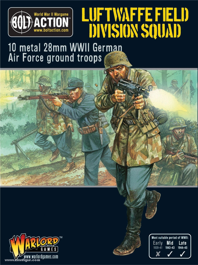 Warlord Games Luftwaffe Feld-Division Trupp