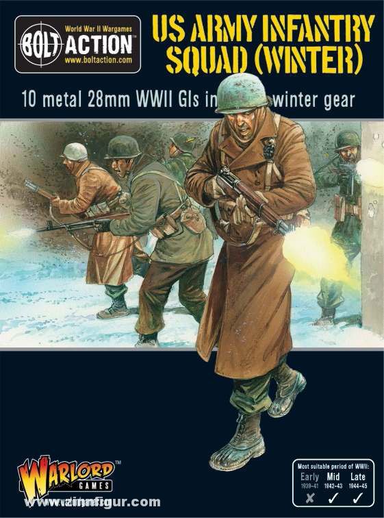 Warlord Games US Army Infantry Squad (Winter)
