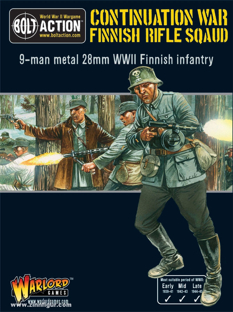 Warlord Games Fortsetzungskrieg - Finnische Schützen