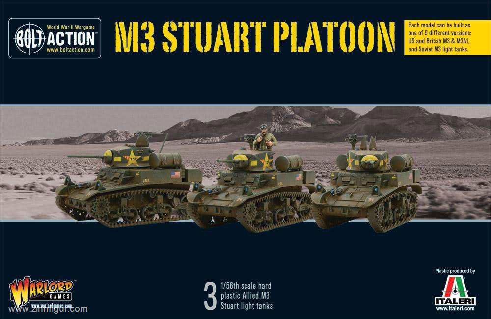 Warlord Games M3 Stuart Troop