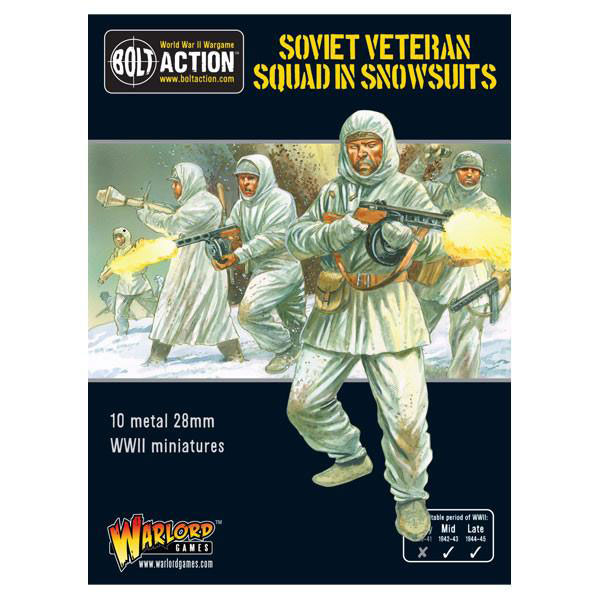 Warlord Games Sowjetische Veteranen in Schneetarnung