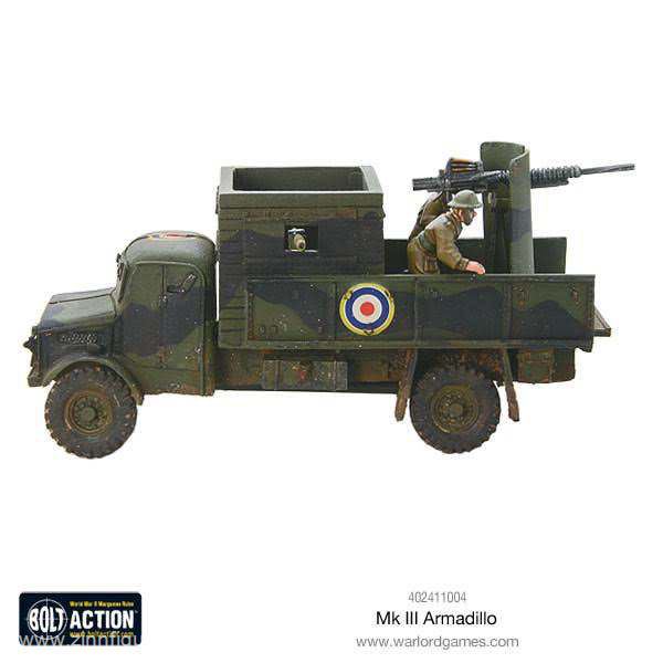 Warlord Games Armadillo Mk.III Improvisierter Panzerwagen
