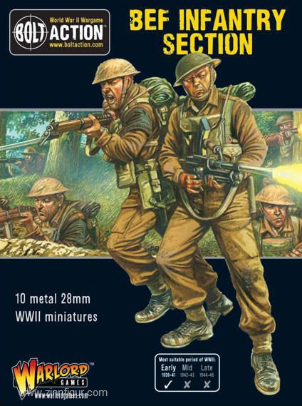 Warlord Games BEF Infanterie Sektion