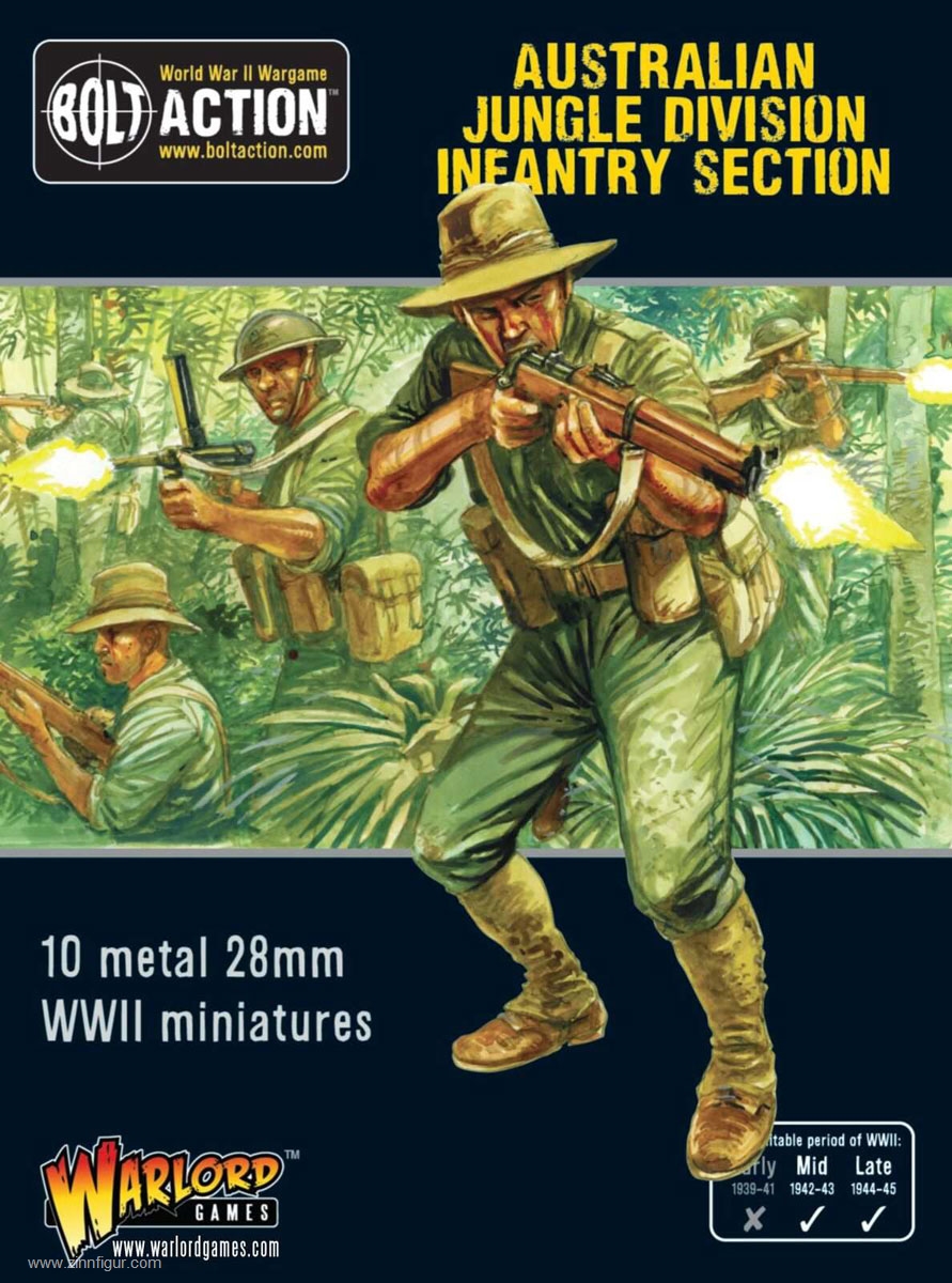 Warlord Games Australische Dschungeldivision - Infanterie Sektion