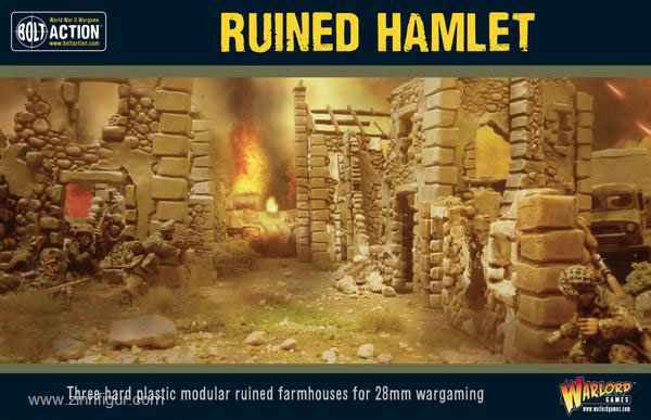 Warlord Games Zerstörtes Dorf/Weiler