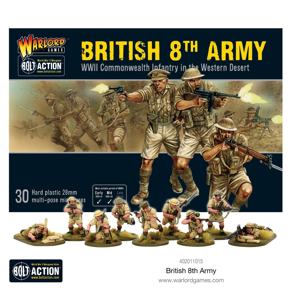 Warlord Games Britische 8th Army Infanterie
