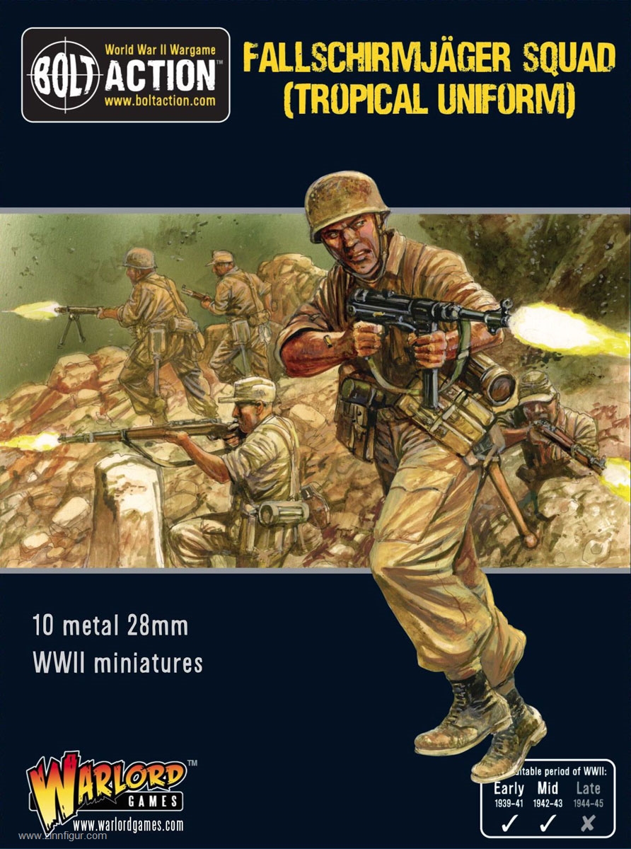 Warlord Games Fallschirmjäger Squad - Tropenuniform