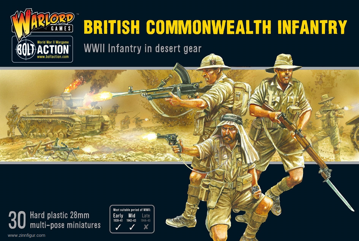 Warlord Games Britische/Commonwealth Infanterie