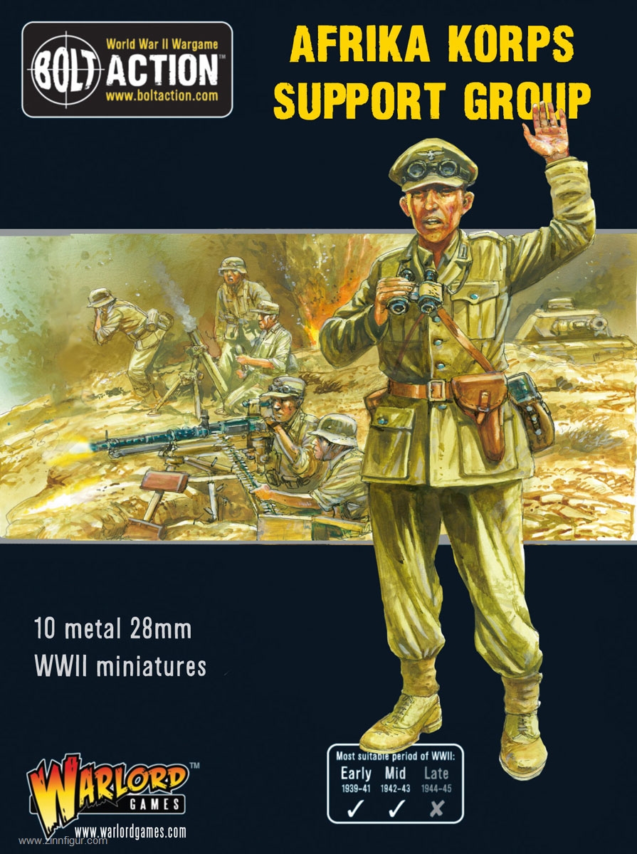 Warlord Games Afrika Korps Support Group
