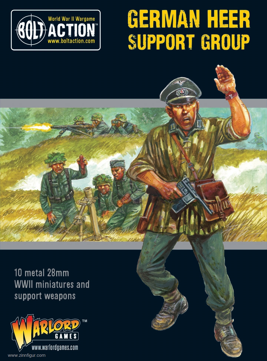 Warlord Games Deutsches Heer - Unterstützungs Trupp