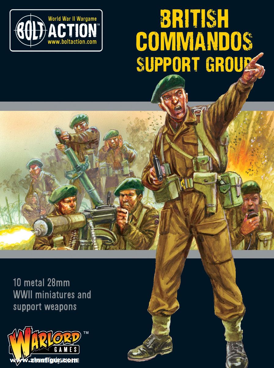 Warlord Games Britische Commandos Support Group