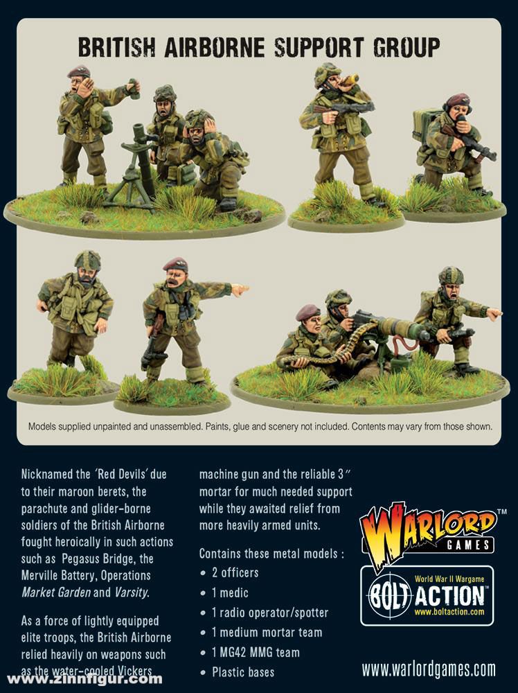 Warlord Games Britische Airborne Support Group
