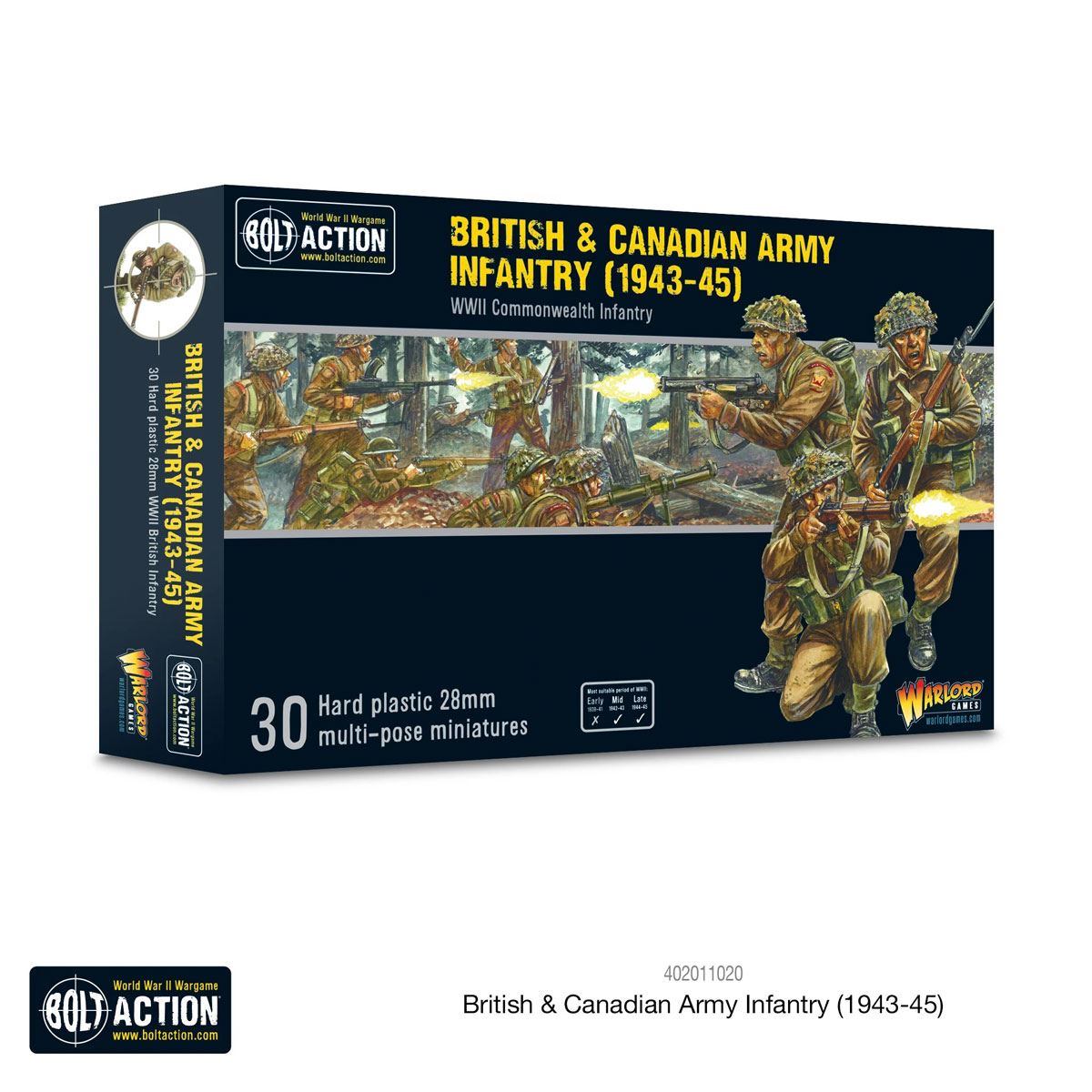 Warlord Games Britische & Kanadische Infanterie - 1943-45