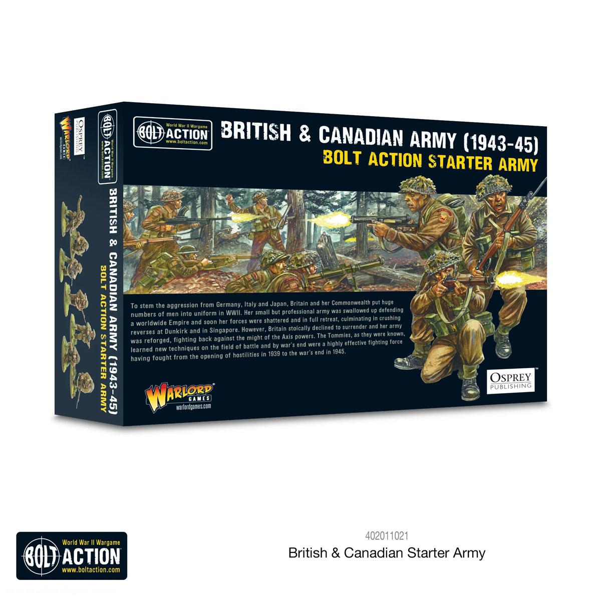Warlord Games Britische & Kanadische Starter Armee - 1943-45