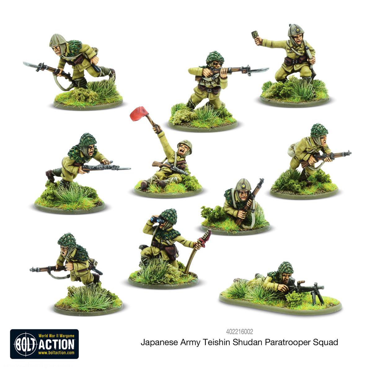 Warlord Games Teishin Shudan Fallschirmjäger Trupp