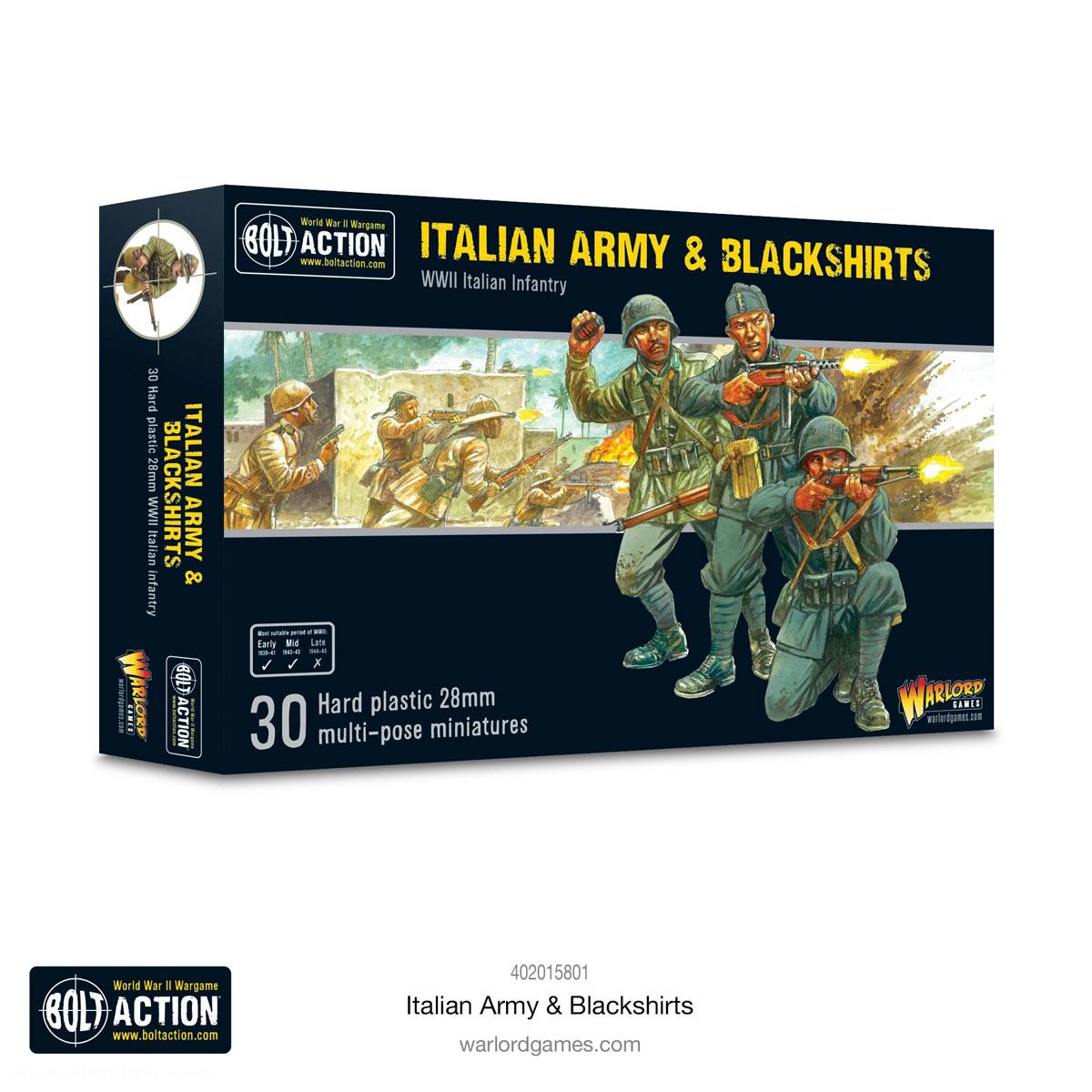 Warlord Games Italienische Armee & Schwarzhemden