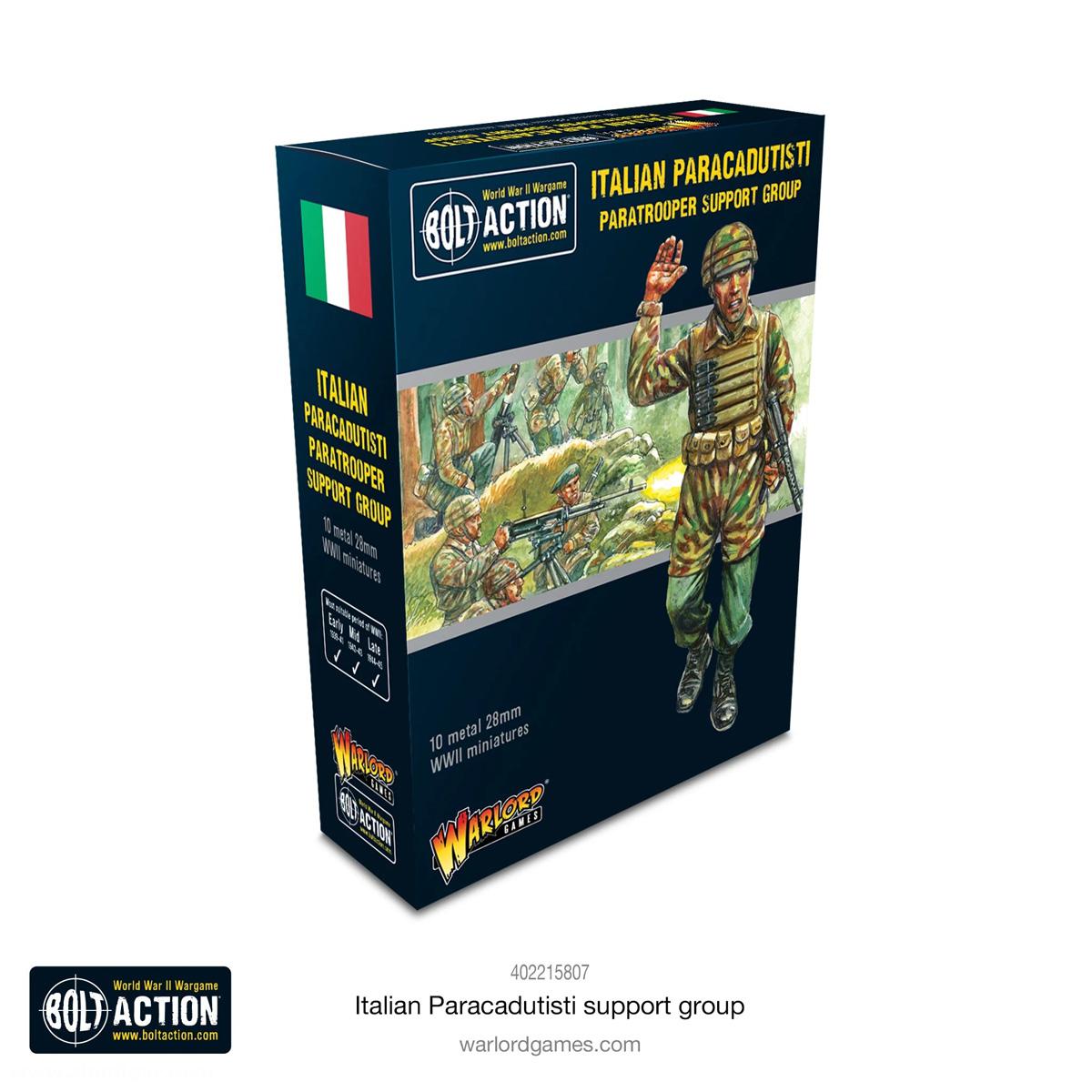 Warlord Games Italienische Paracadutisti Support Group