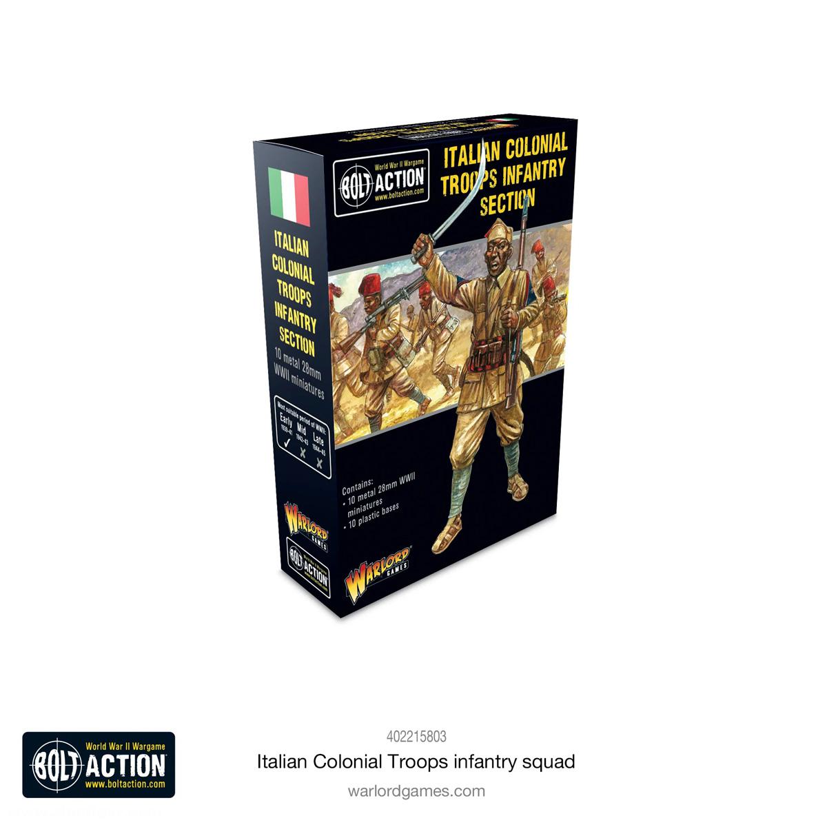 Warlord Games Italienische Kolonial-Infanterie