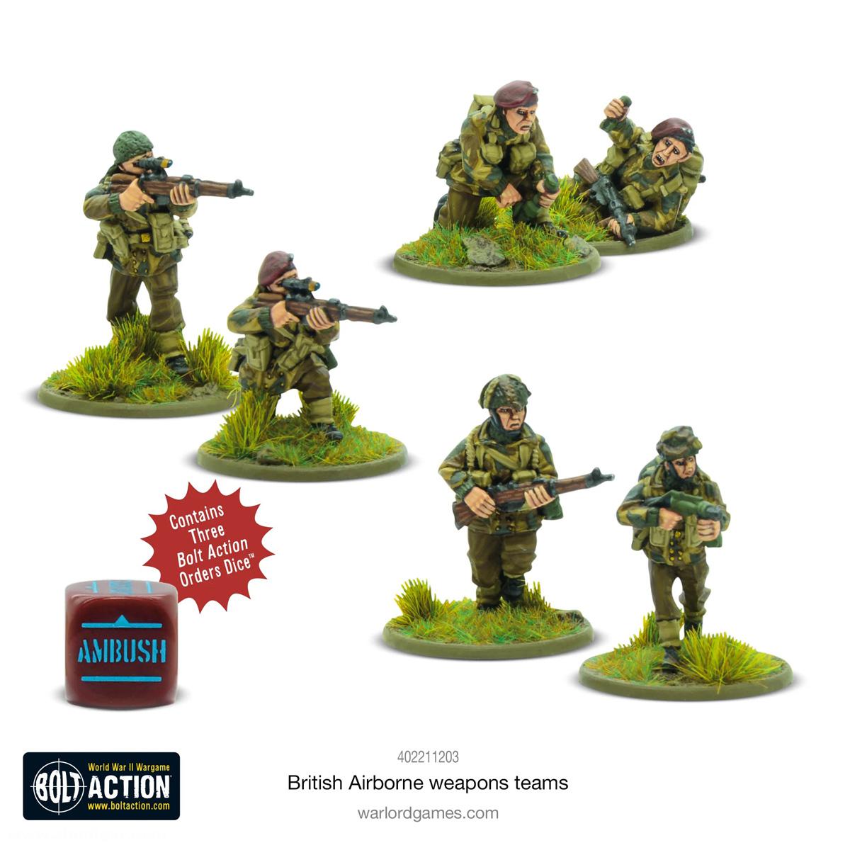 Warlord Games British Airborne Waffen-Teams