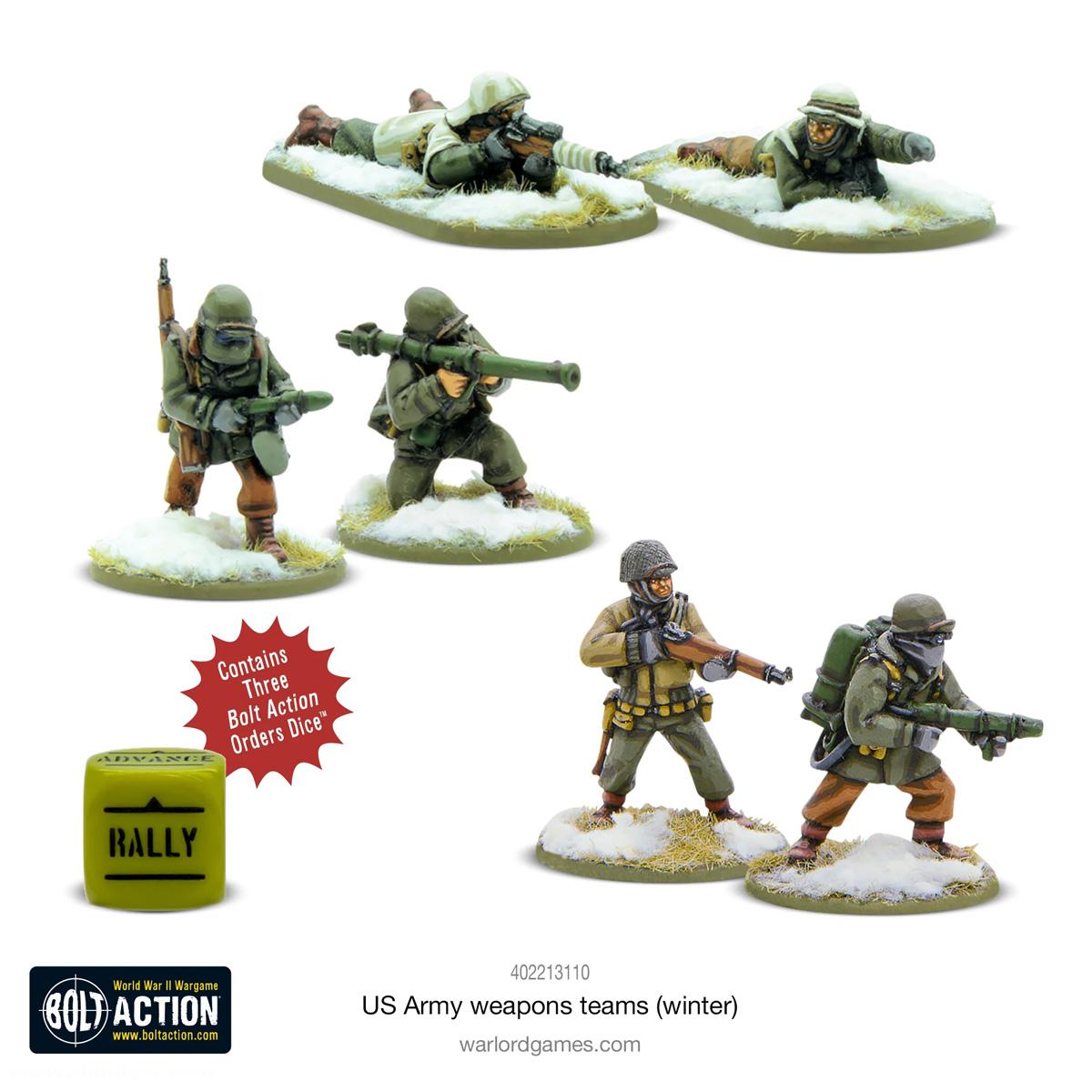 Warlord Games US Army (Winter) Waffen-Teams