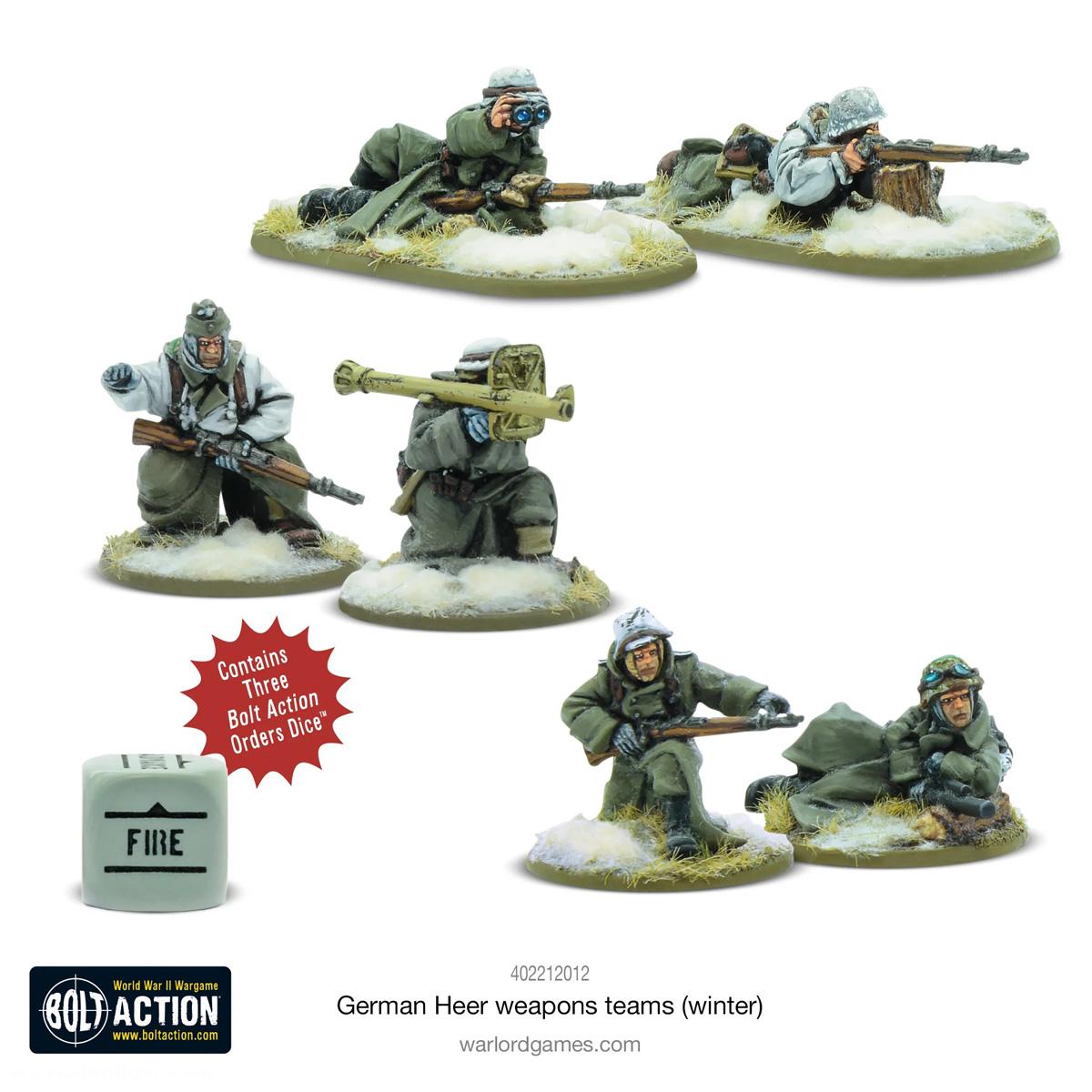 Warlord Games Wehrmacht (Winter) Waffen-Teams