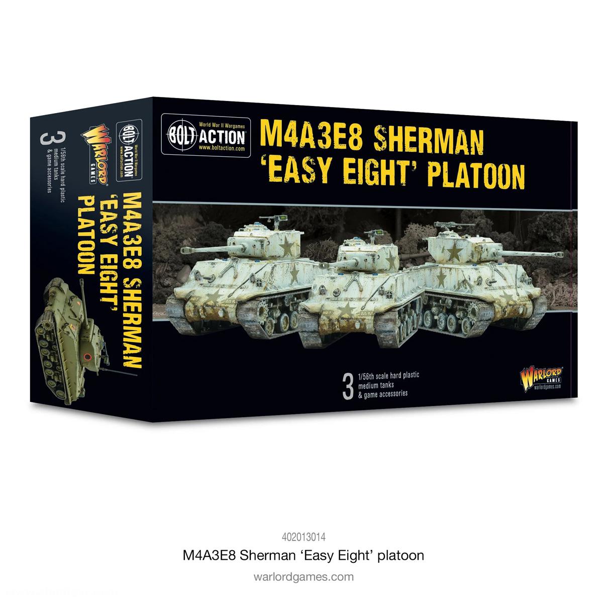 Warlord Games M4A3E8 Sherman Easy Eight Platoon - Limited Edition