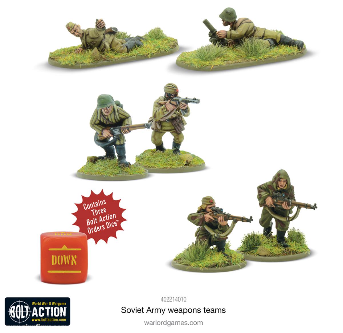 Warlord Games Sowjetische Waffen-Teams