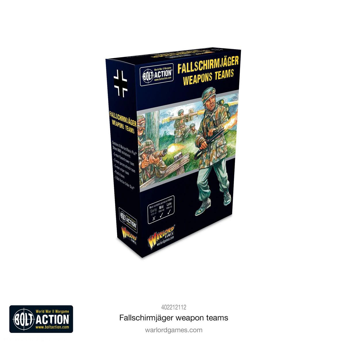 Warlord Games Fallschirmjäger Waffen-Trupps