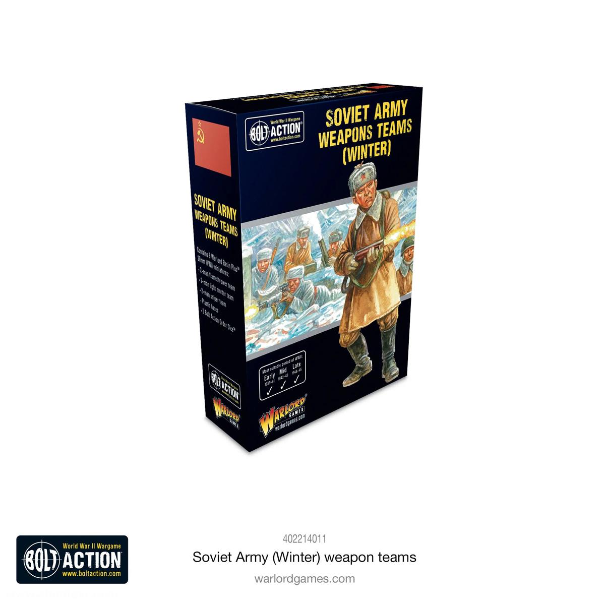 Warlord Games Sowjetische Armee (Winter) Waffen-Trupps