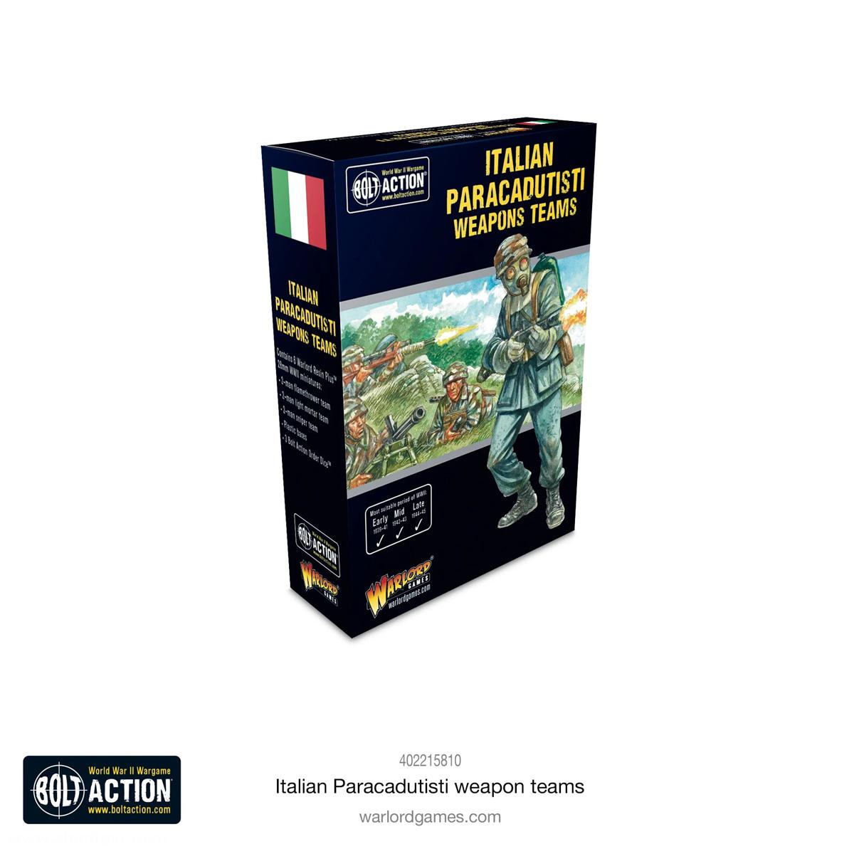 Warlord Games Italienische Paracadutisti Waffen-Trupps