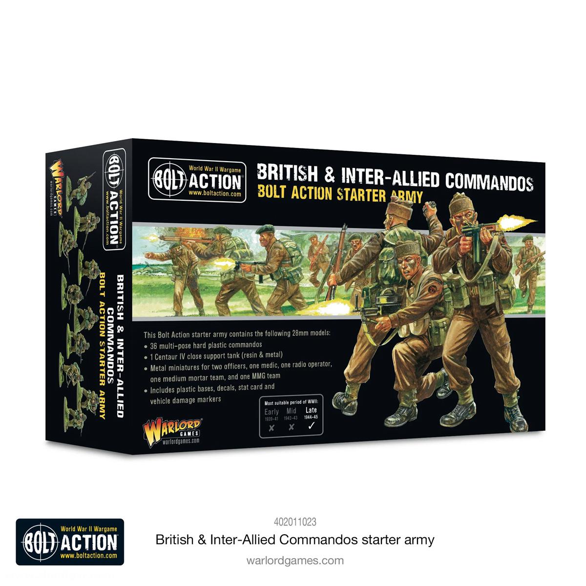Warlord Games Britische & Allierte Commandos Starter Armee