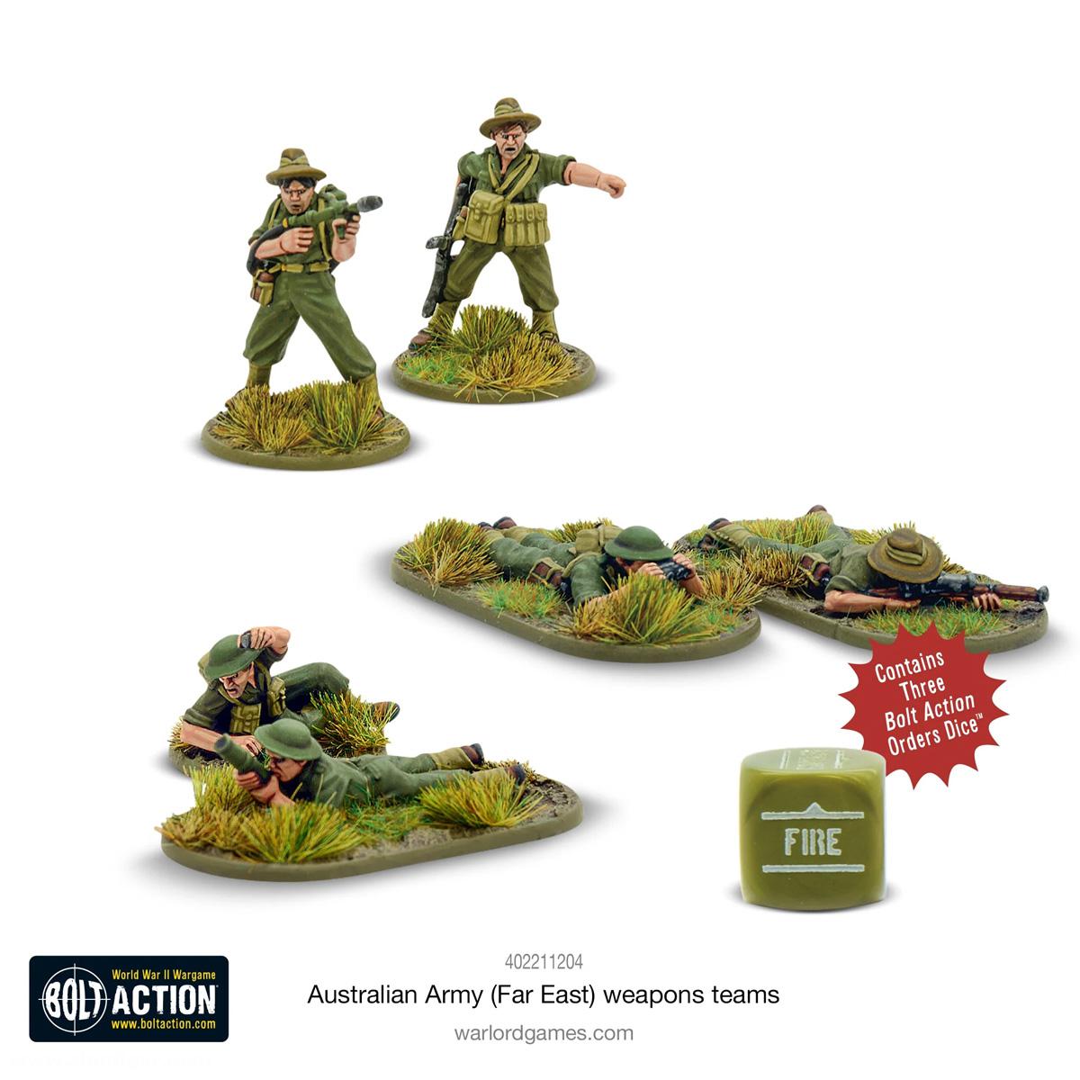 Warlord Games Australische Waffentrupps (Ferner Osten)