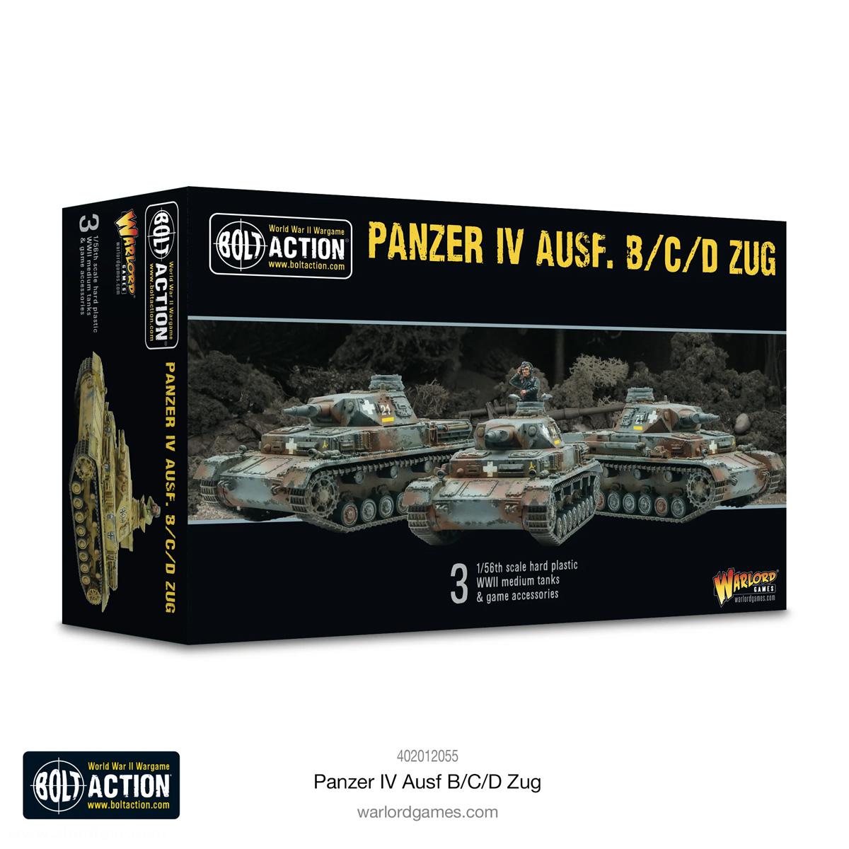 Warlord Games Panzer IV Ausf.B/C/D Zug - Limitierte Edition