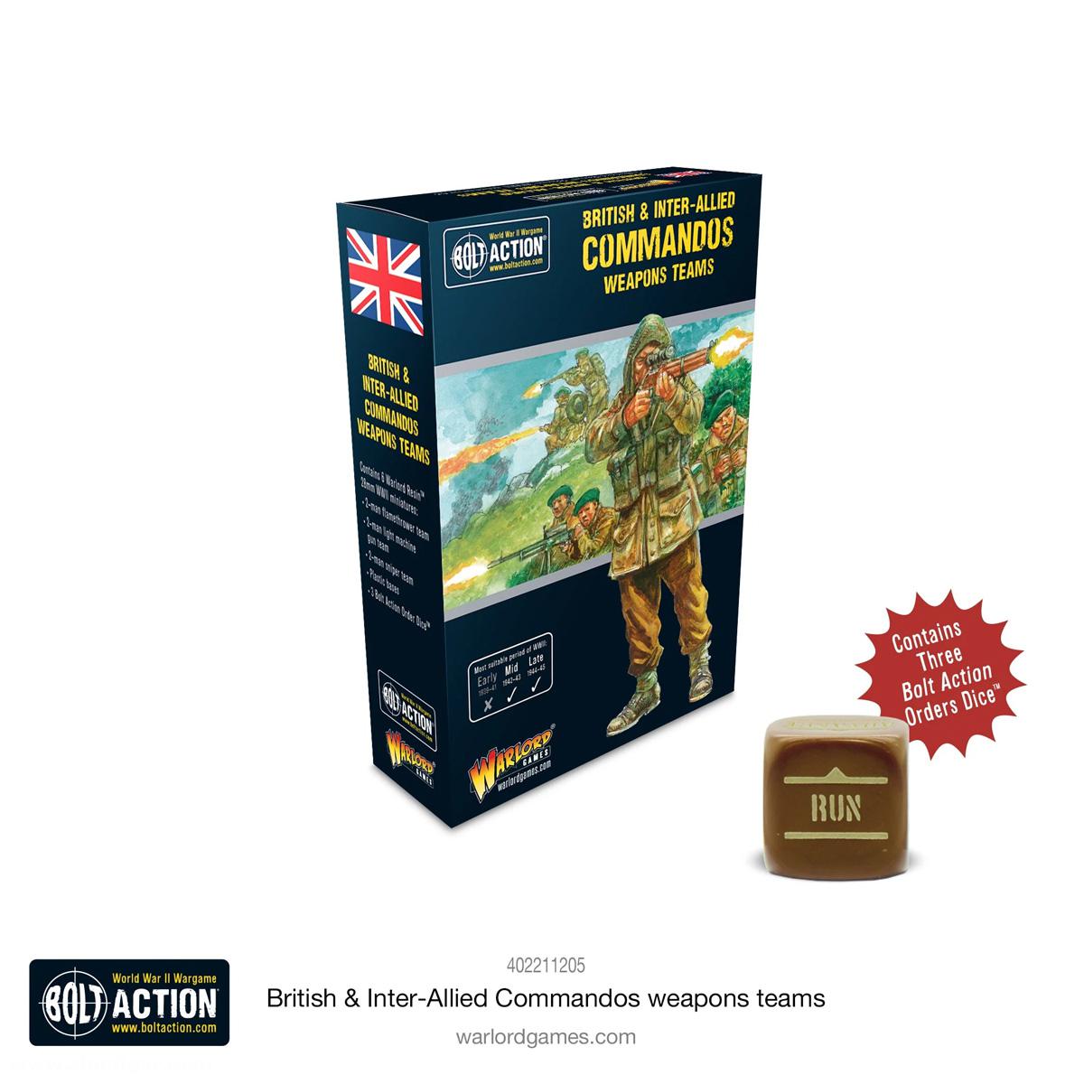 Warlord Games Britische & Alliierte Commando Waffen-Trupps